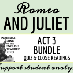 Romeo juliet act 3 quiz