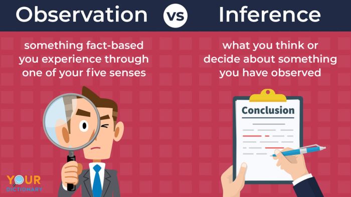 Inference observation