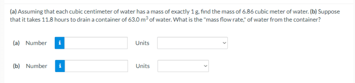 Assuming that each cubic centimeter of water